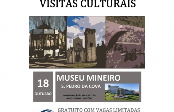 Inscrições abertas para residentes com 65 ou mais anos para visita cultural ao Museu Mineiro de S.Pedro da Cova