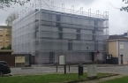 Tratamento e recuperação da fachada do Centro Cívico de Custóias